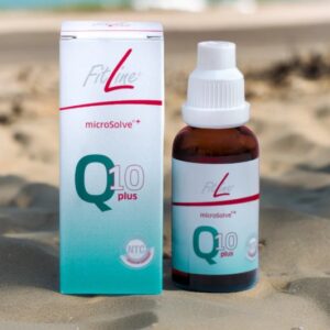 Vandenyje tirpus FitLine Q10 Plus su vitaminu E (širdžiai, kraujotakai, energijai), 30 ml